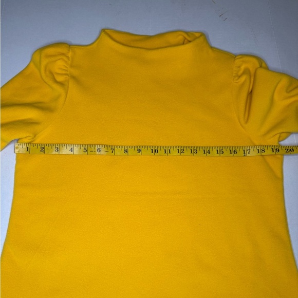 Talbots Vibrant Yellow Long Sleeve Top. #221 - Picture 10 of 12
